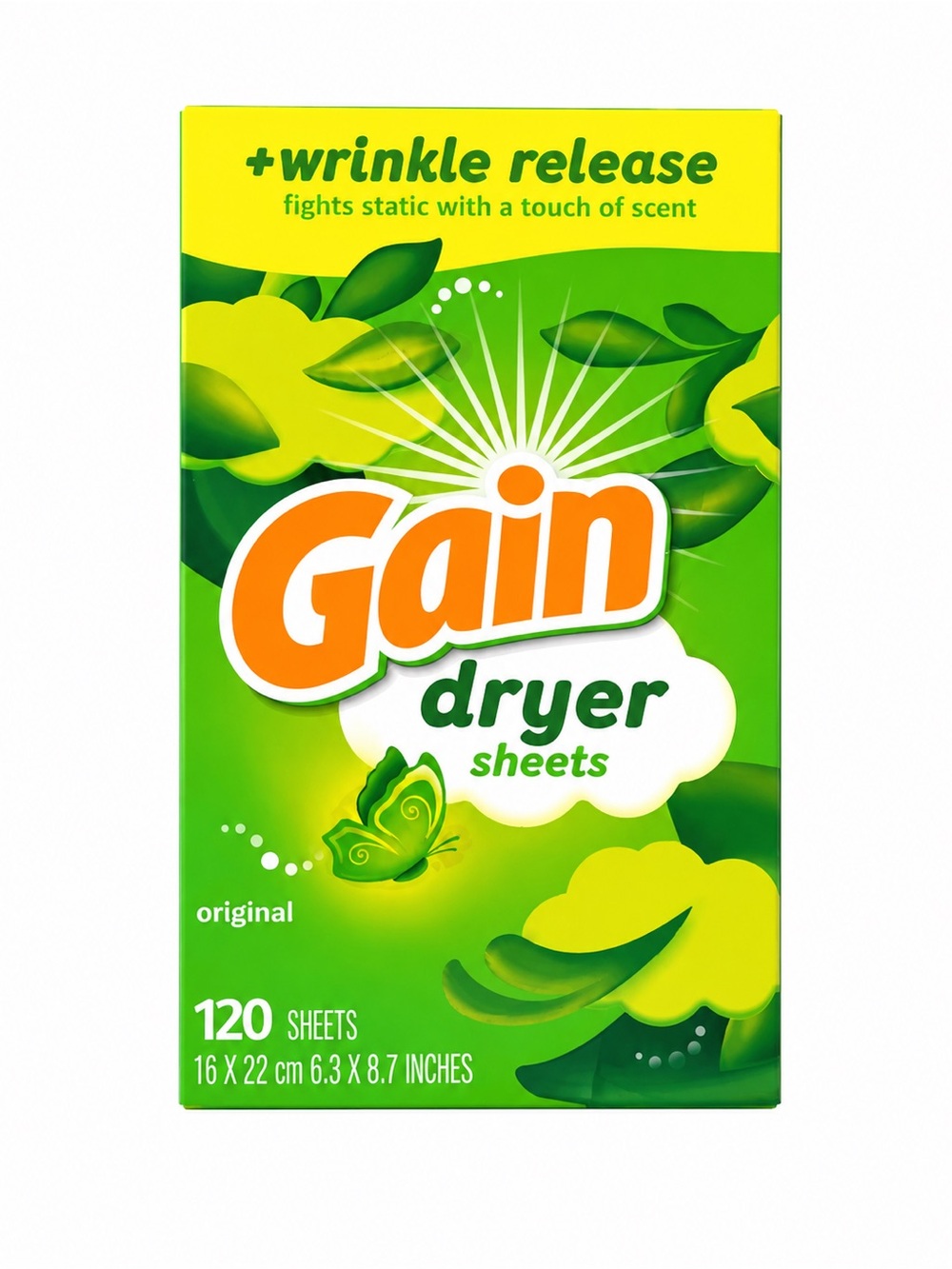 Original Scent Green Dryer Sheets - 120 Count